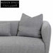 William 3 Seater Fabric Sofa - Noble Grey Sofas