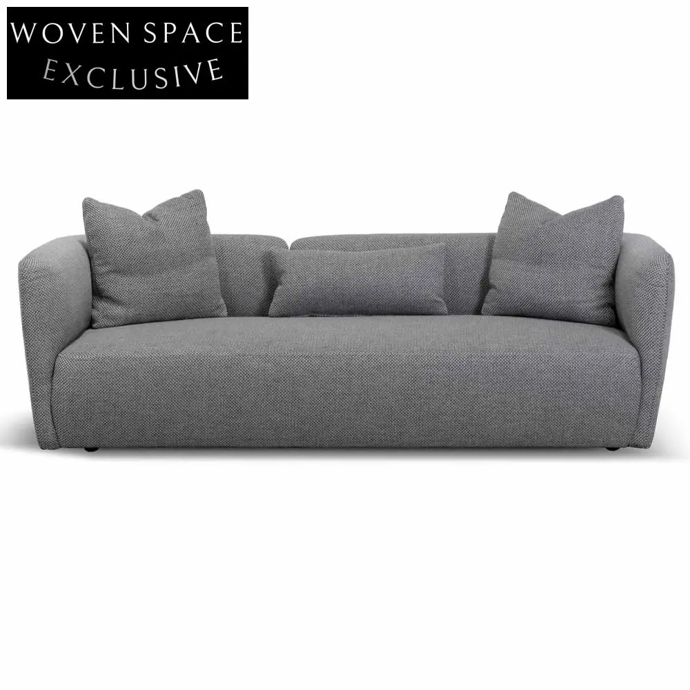 William 3 Seater Fabric Sofa - Noble Grey Sofas