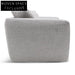 William 3 Seater Fabric Sofa - Passive Grey Sofas