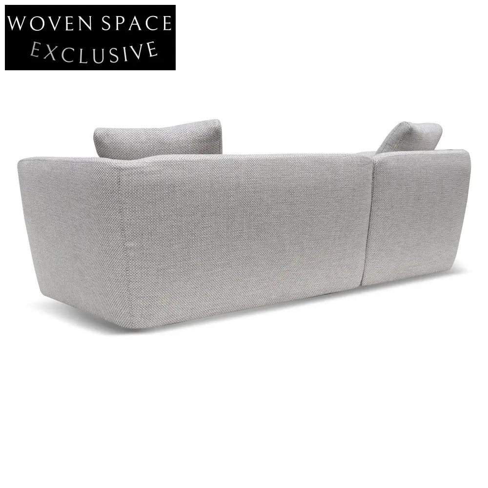 William 3 Seater Fabric Sofa - Passive Grey Sofas