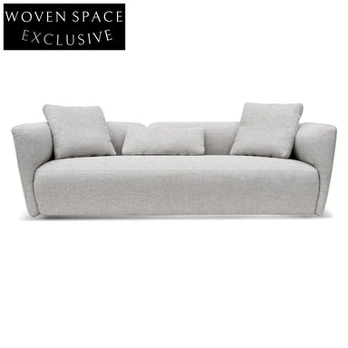 William 3 Seater Fabric Sofa - Passive Grey Sofas