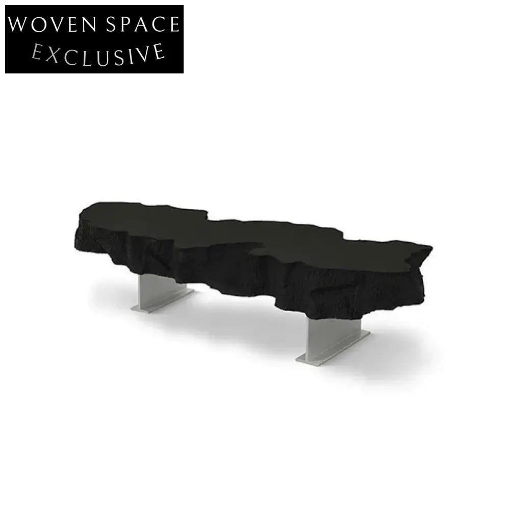 WISEMAX Modern Indoor Lounge Bench Chair with Soft Polyurethane Seating