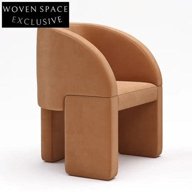 WISEMAX Nordic Fabric Modern Leisure Dining Chair for Cafe Hotel