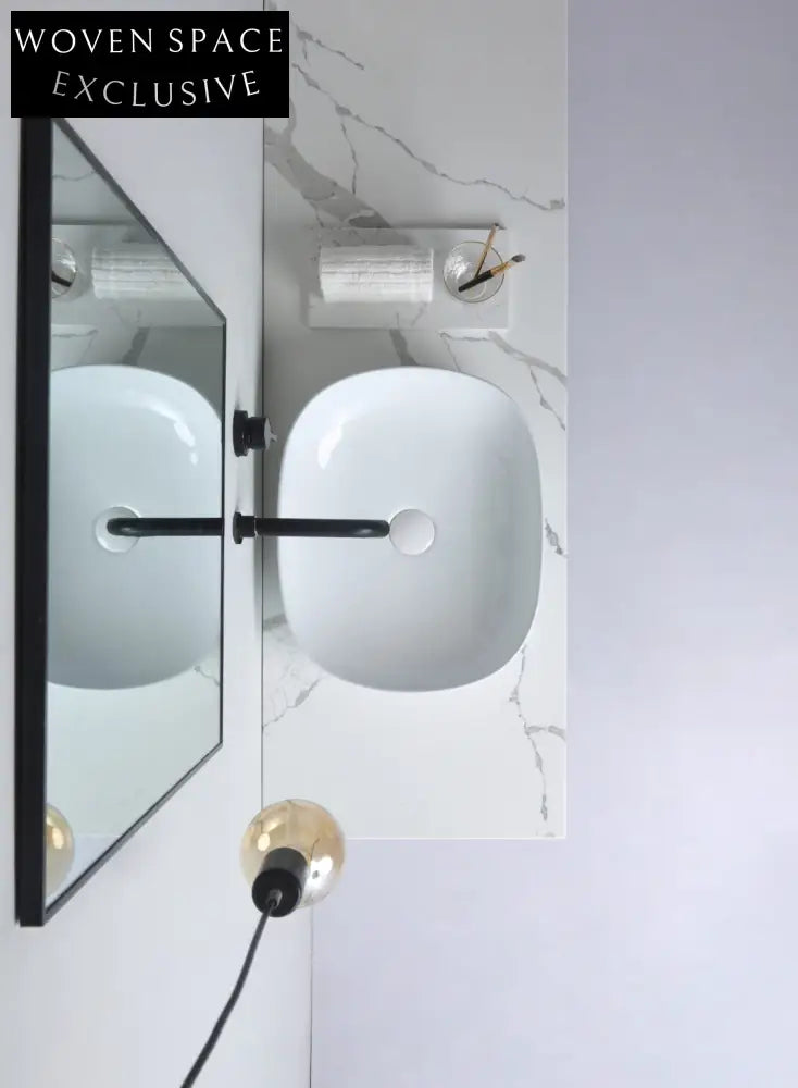 Xenia Bennett Gloss White Above Counter Basin Basins