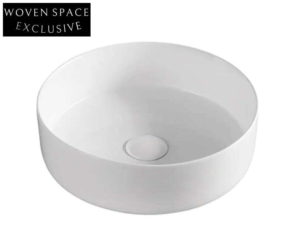 matte white basin