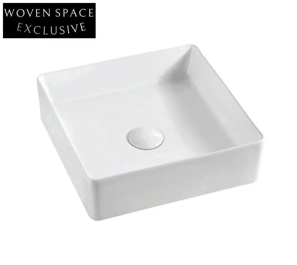 Macleod Gloss White with Black Edge basin