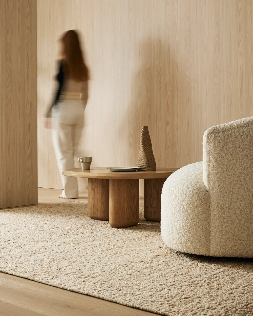 Weave Henley Floor Rug - Ivory