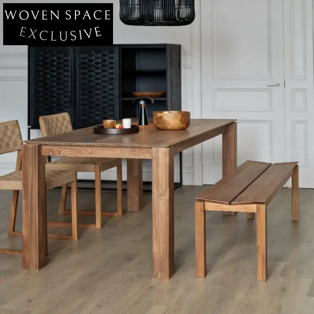 Zephyr Pure Teak Wooden Antique Style Bench