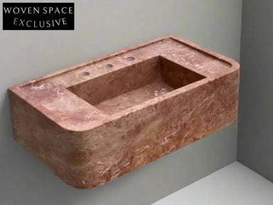 Zerline Travertine Marble Wash Basin