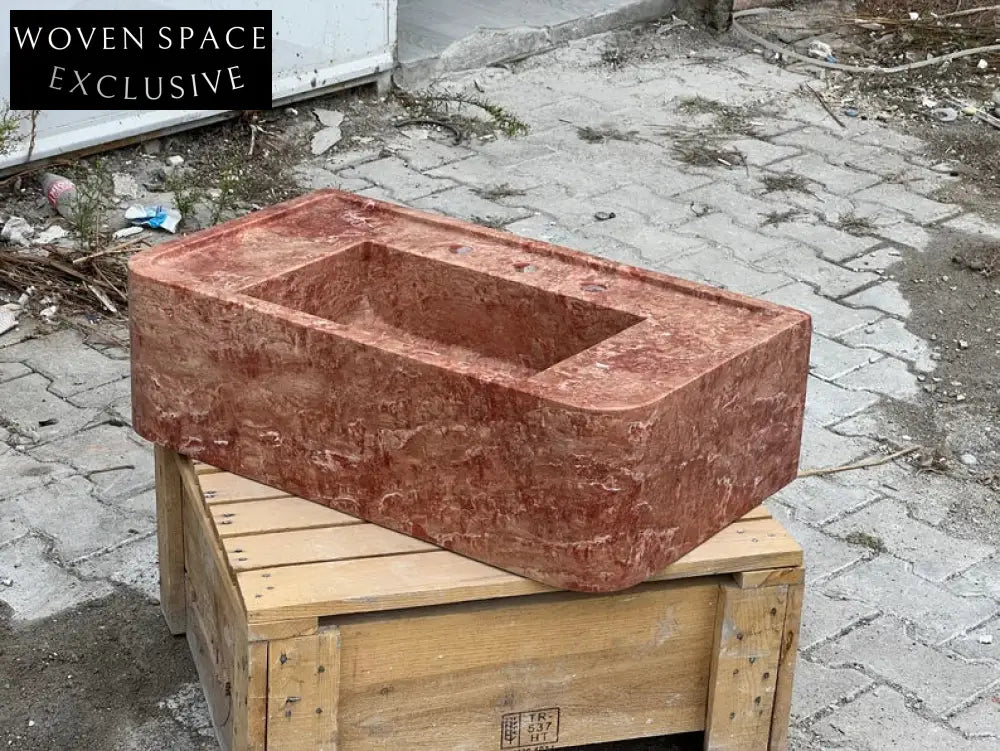 Zerline Travertine Marble Wash Basin