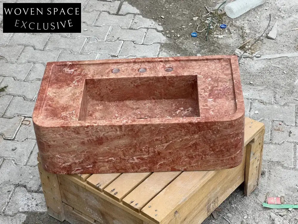 Zerline Travertine Marble Wash Basin