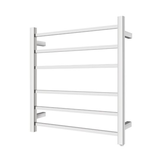 Square Electric Heated Towel Rack 6 Bars