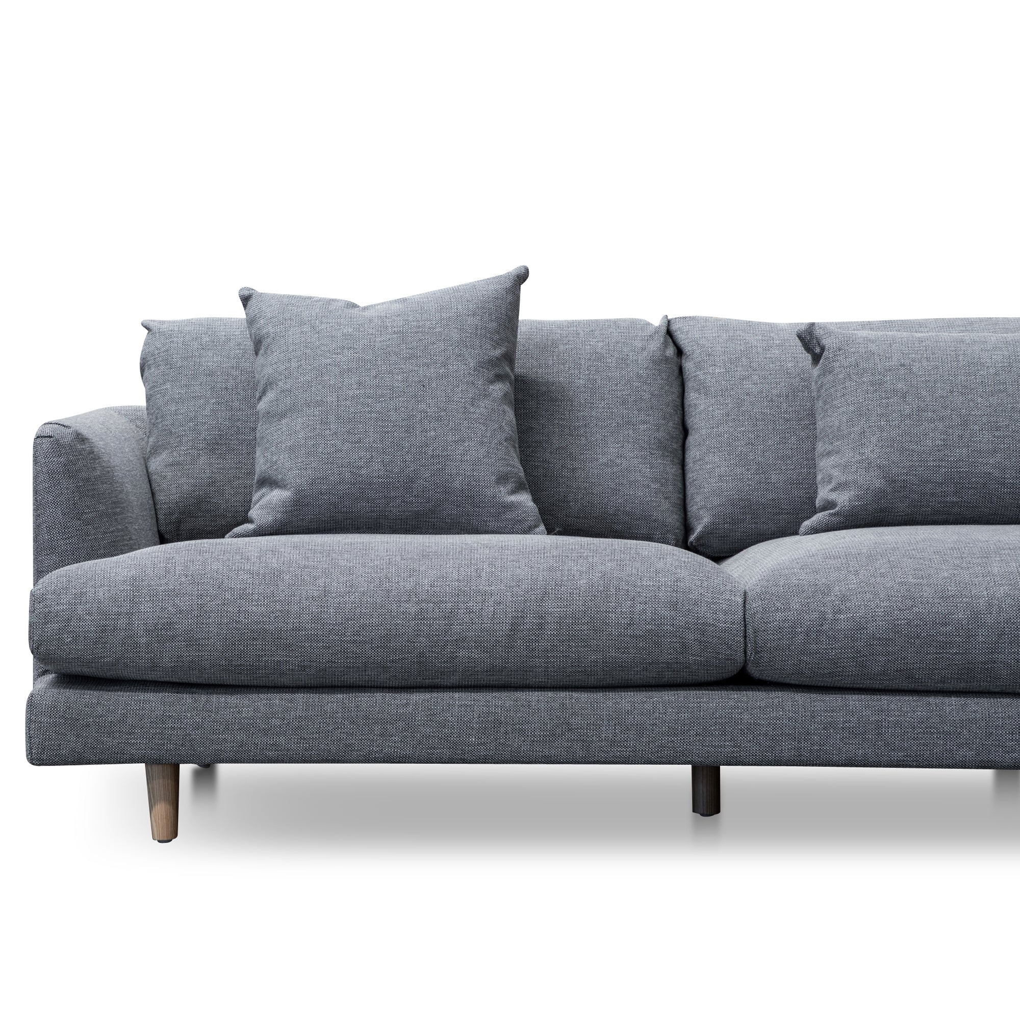 Della Right Return Modular Sofa - Graphite Grey