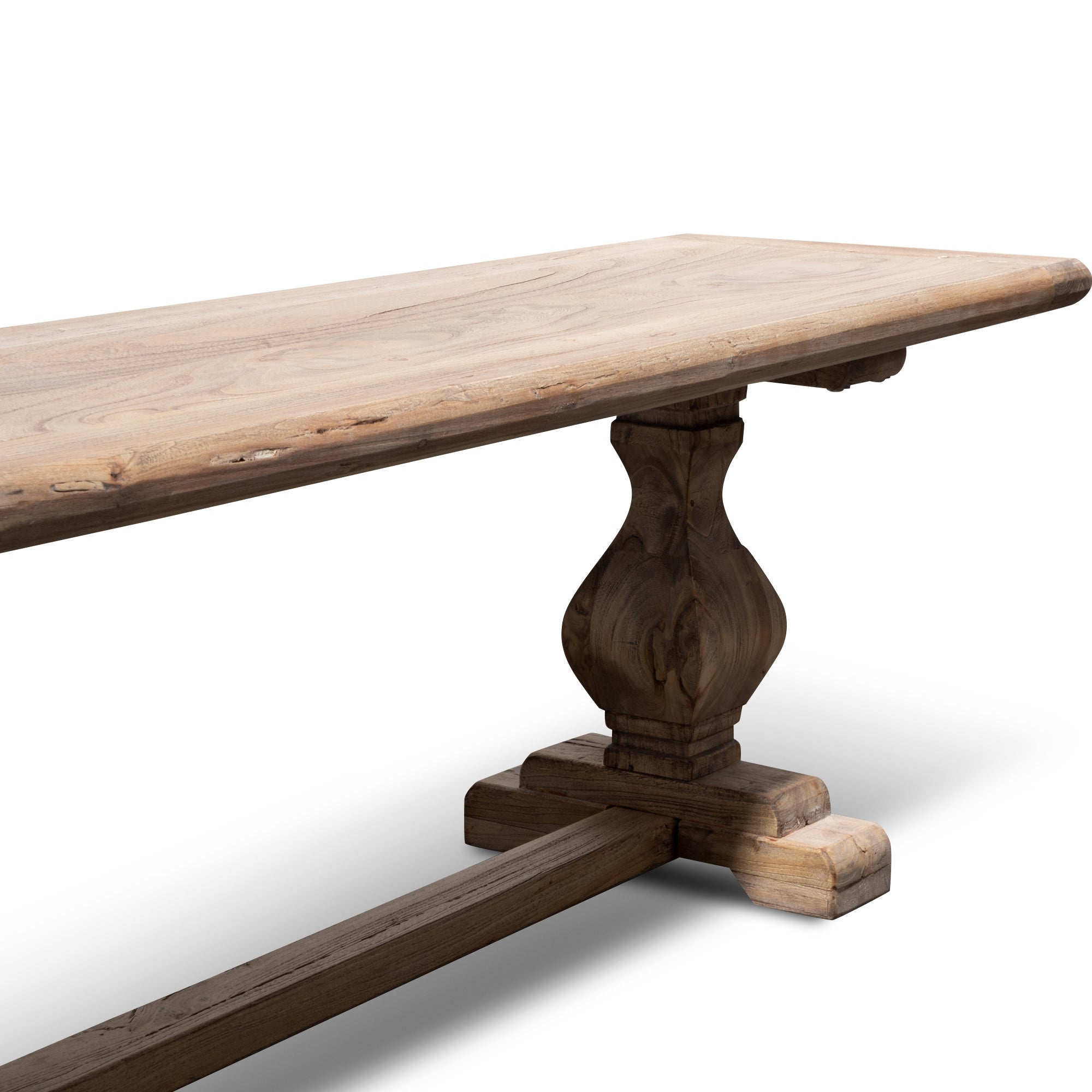 Reclaimed ELM 2.4m Wood Bench - Natural