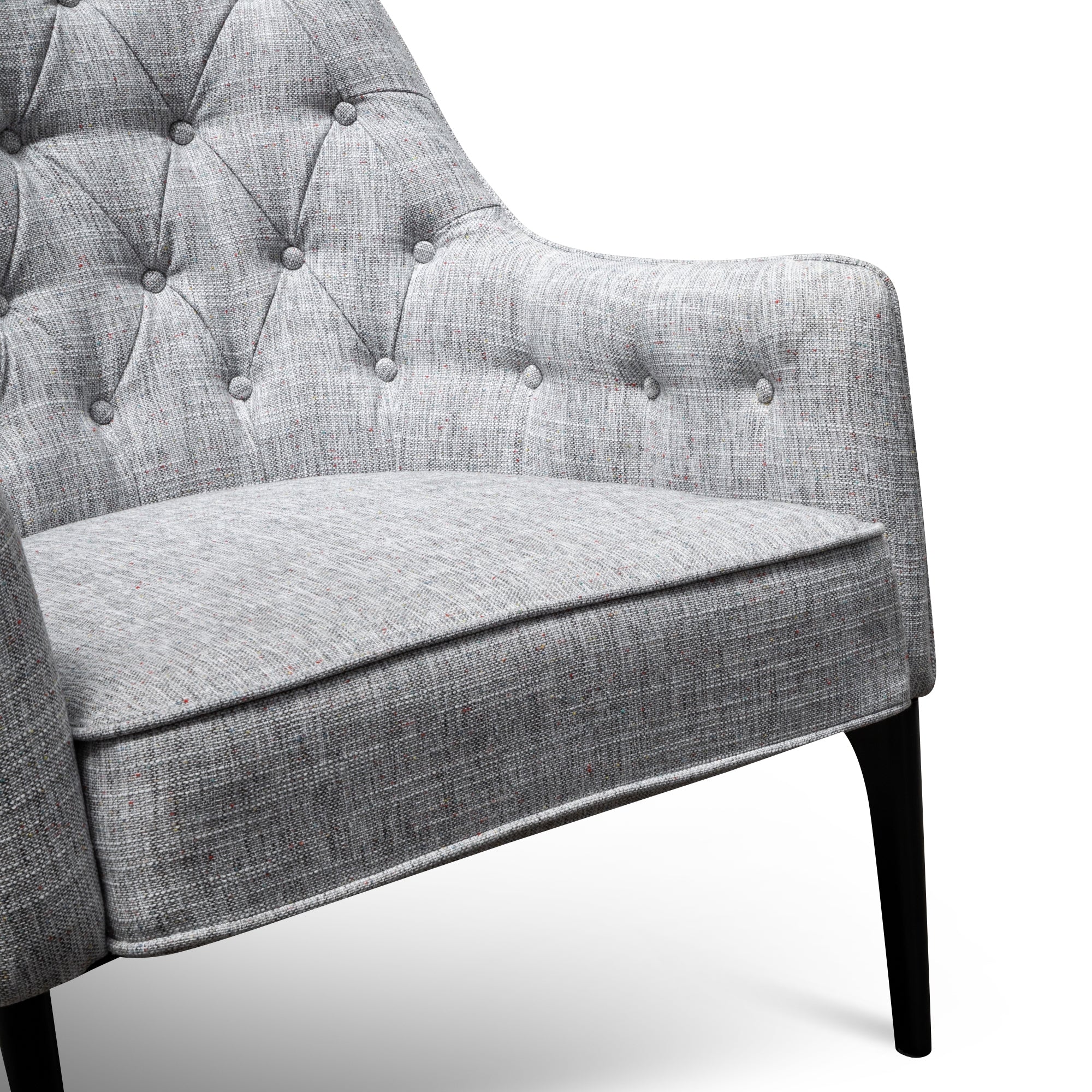 Light Spec Grey Armchair