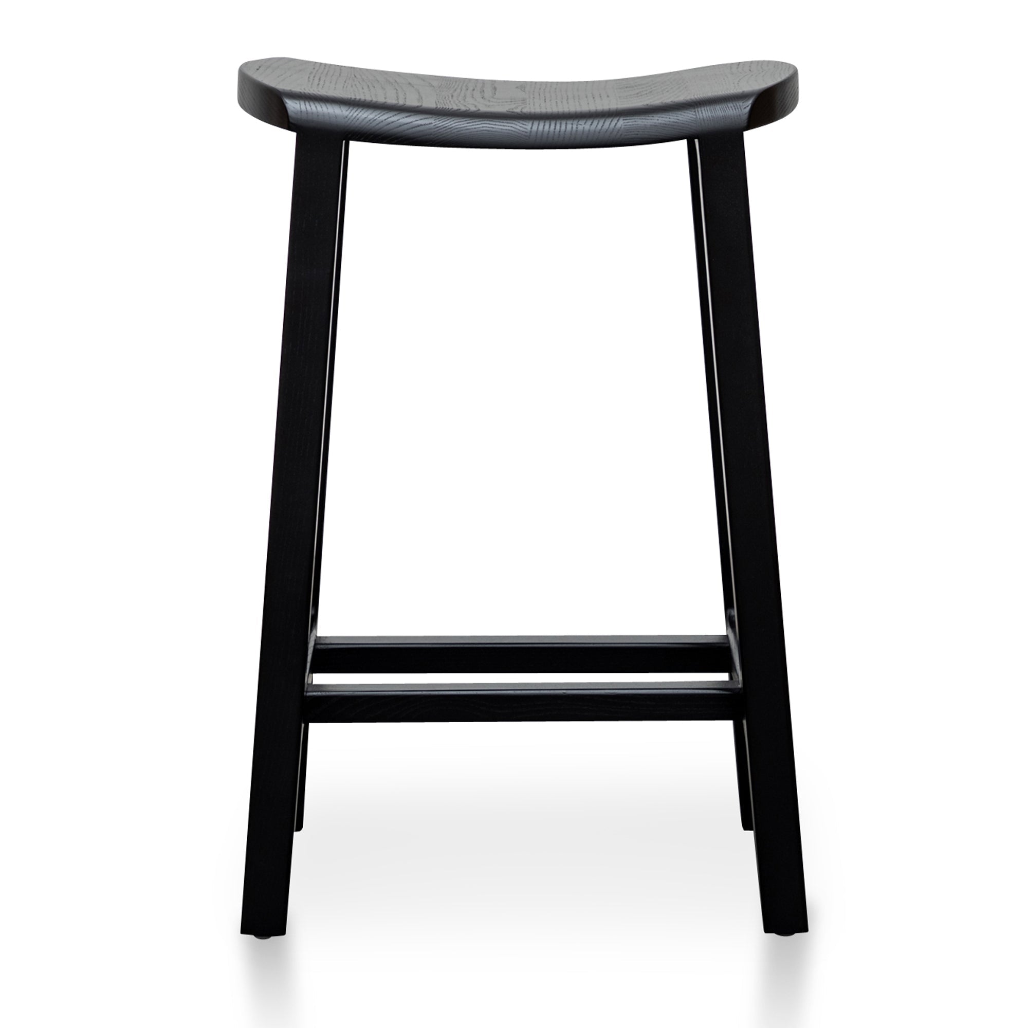 Wooden Bar Stool - Black