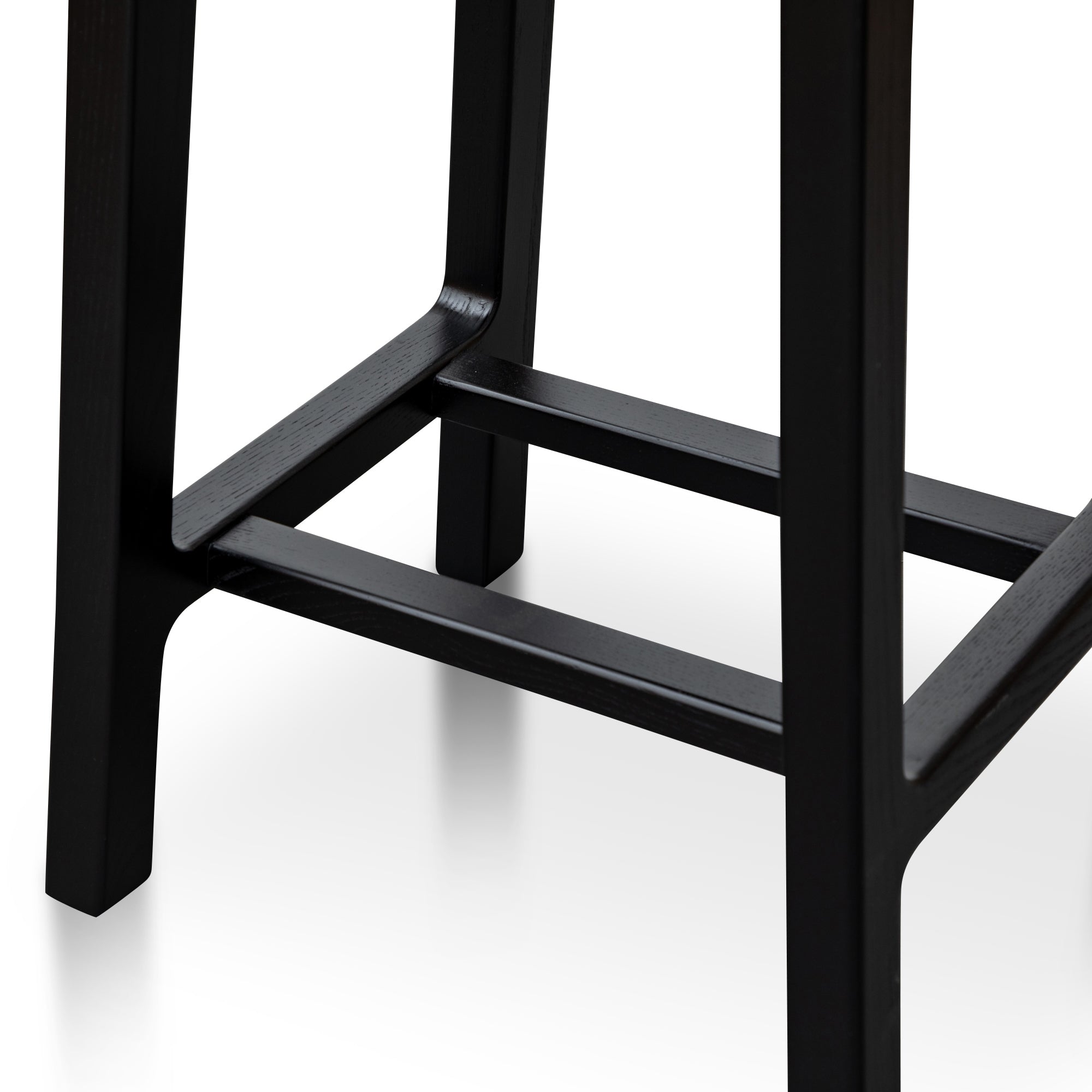 Wooden Bar Stool - Black