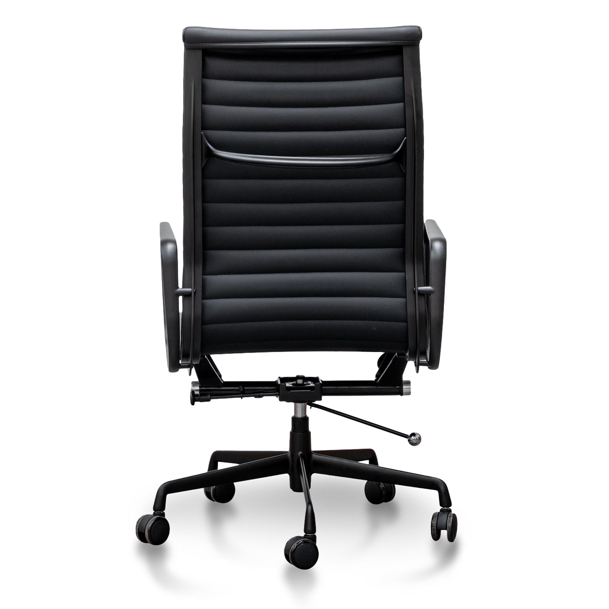 Statesman Executive Leather Office Chair - Full Black