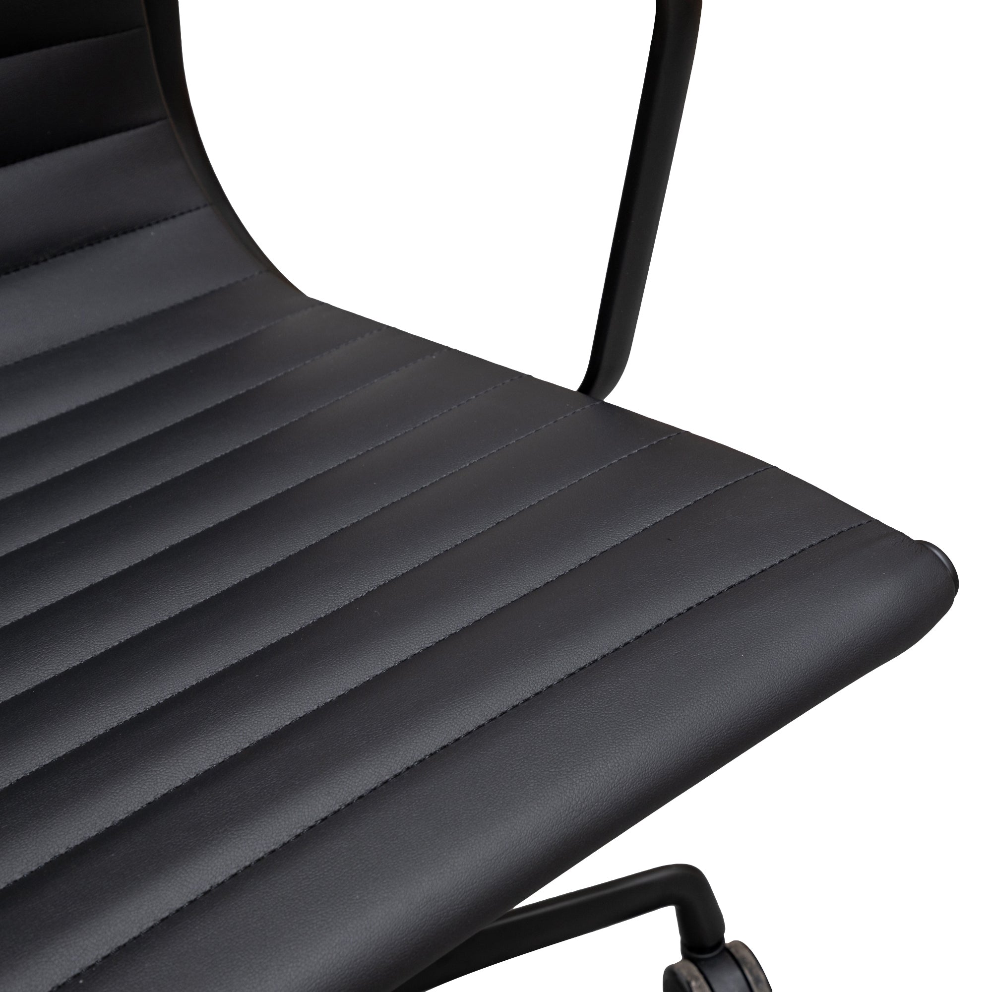 Statesman Executive Leather Office Chair - Full Black