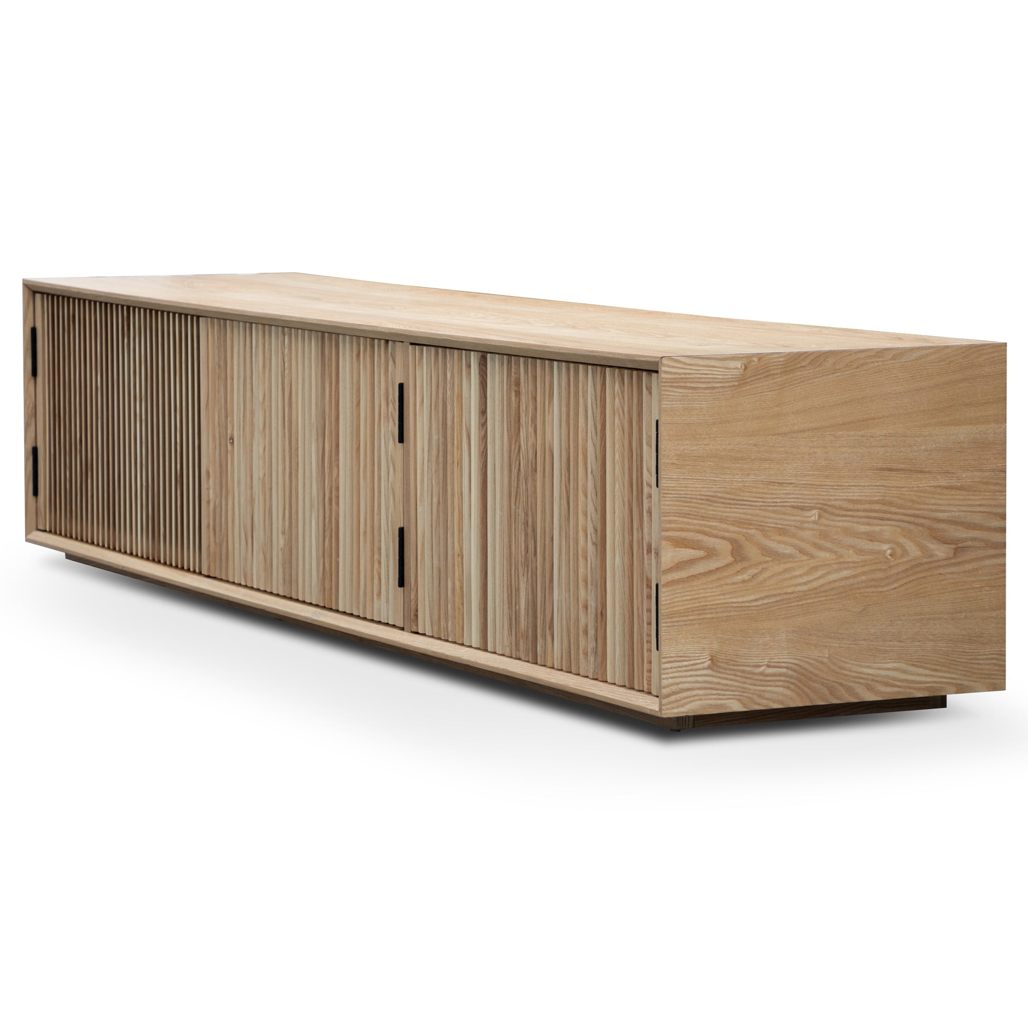 2m Entertainment TV Unit - Natural Ash Veneer