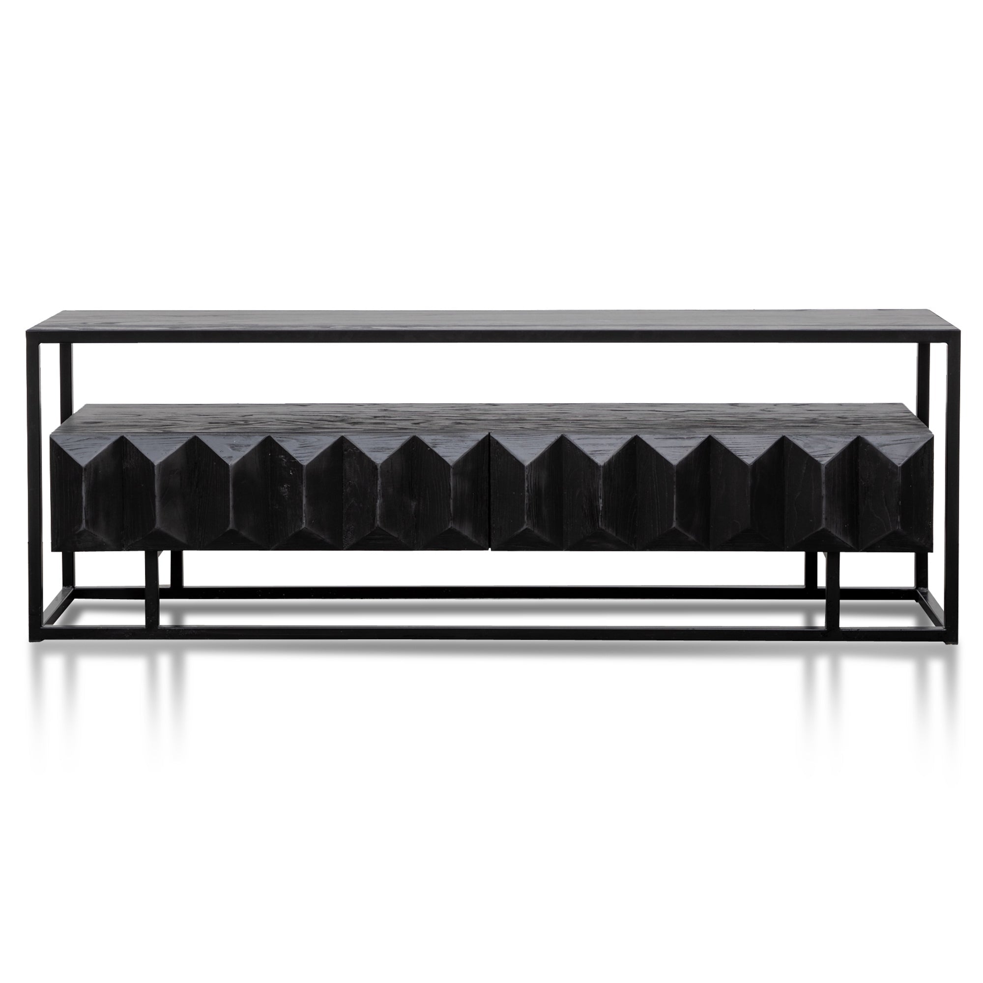 Jasper 1.8m Entertainment TV Unit - Full Black