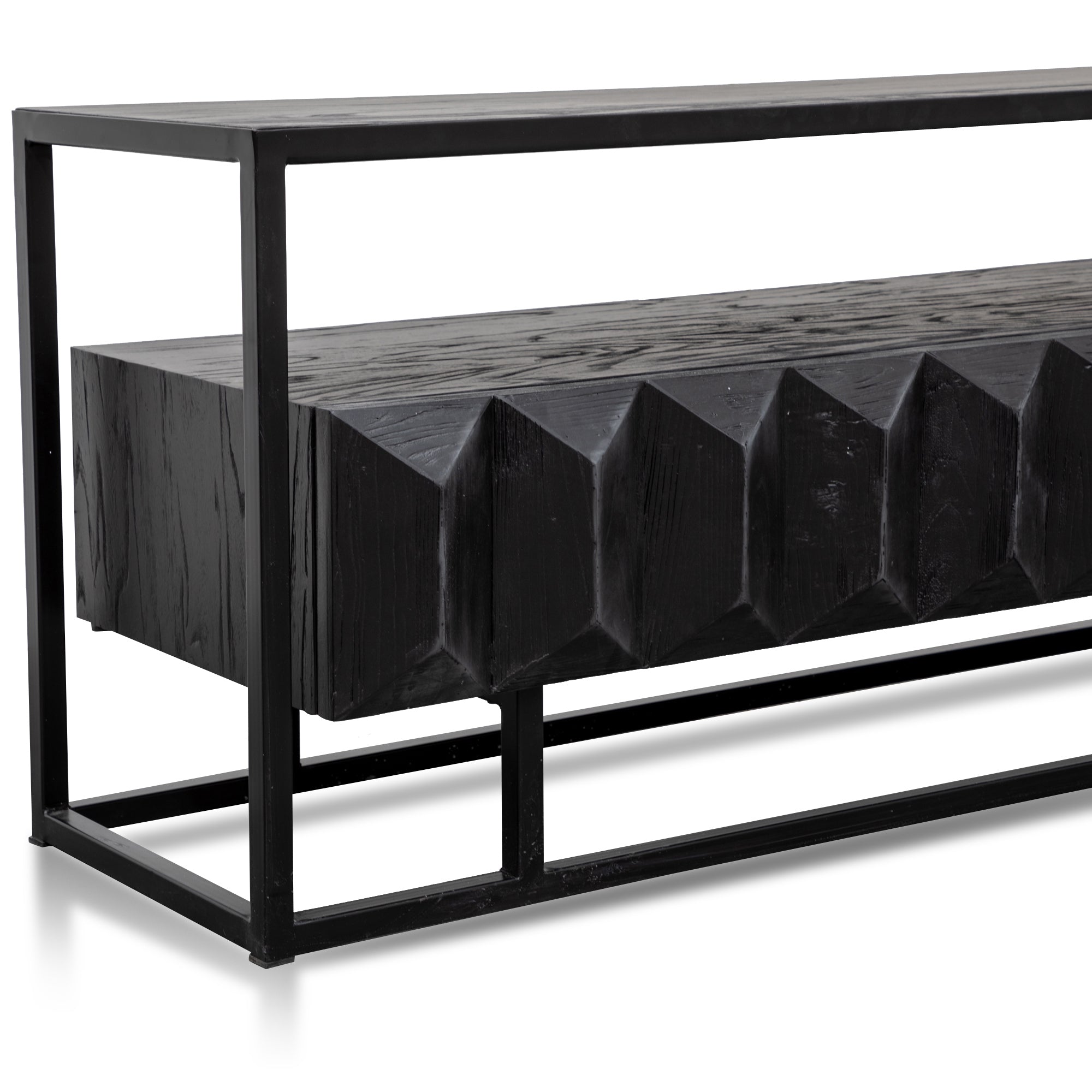 Jasper 1.8m Entertainment TV Unit - Full Black