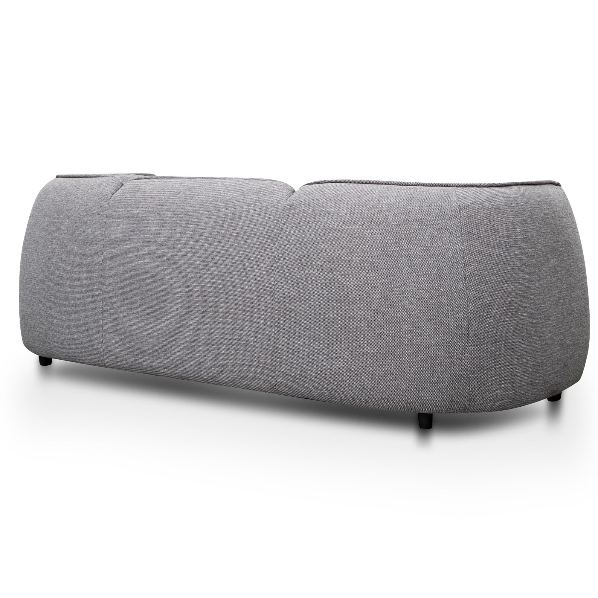 Chapman 3 Seater Fabric Sofa- Graphite Grey