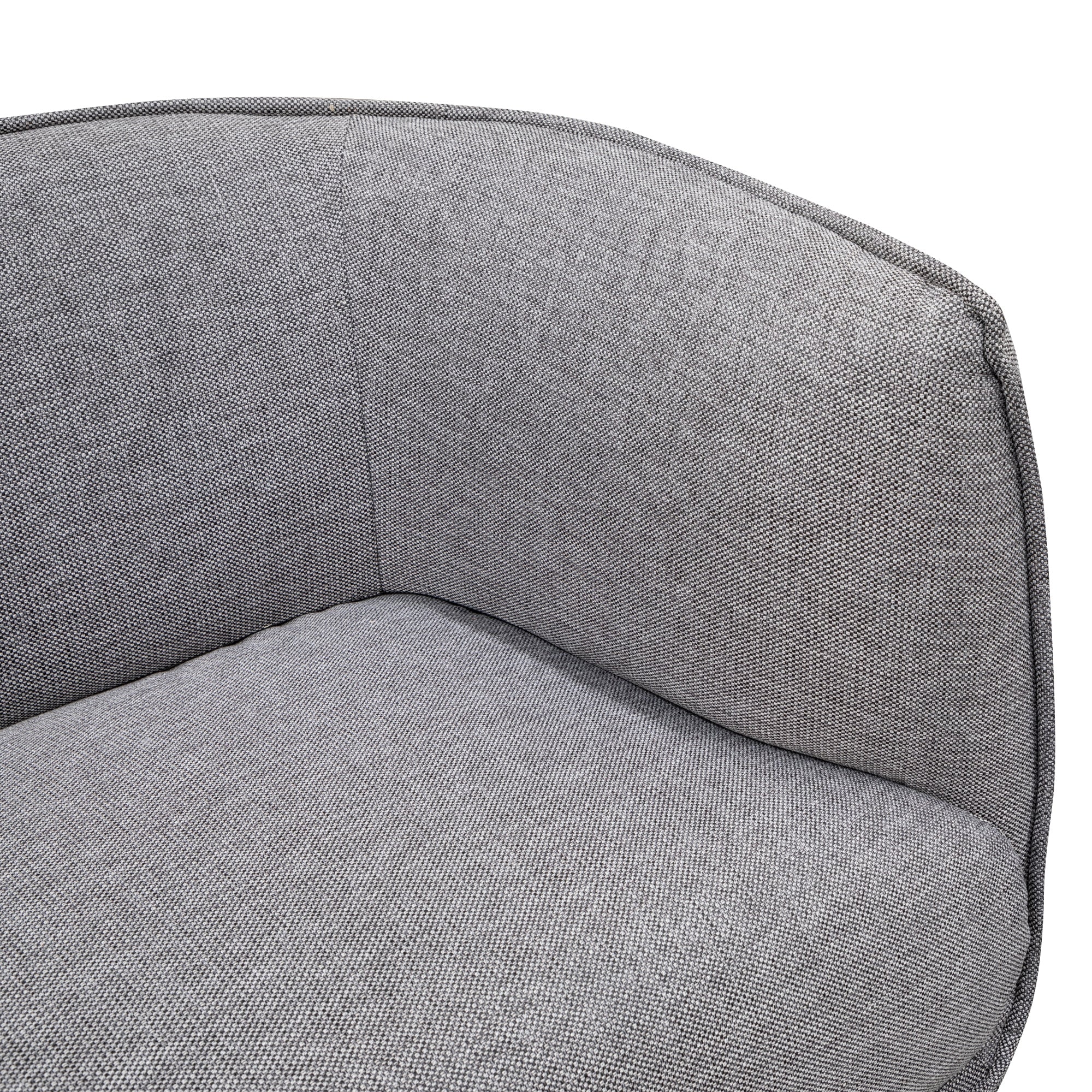 Chapman 3 Seater Fabric Sofa- Graphite Grey