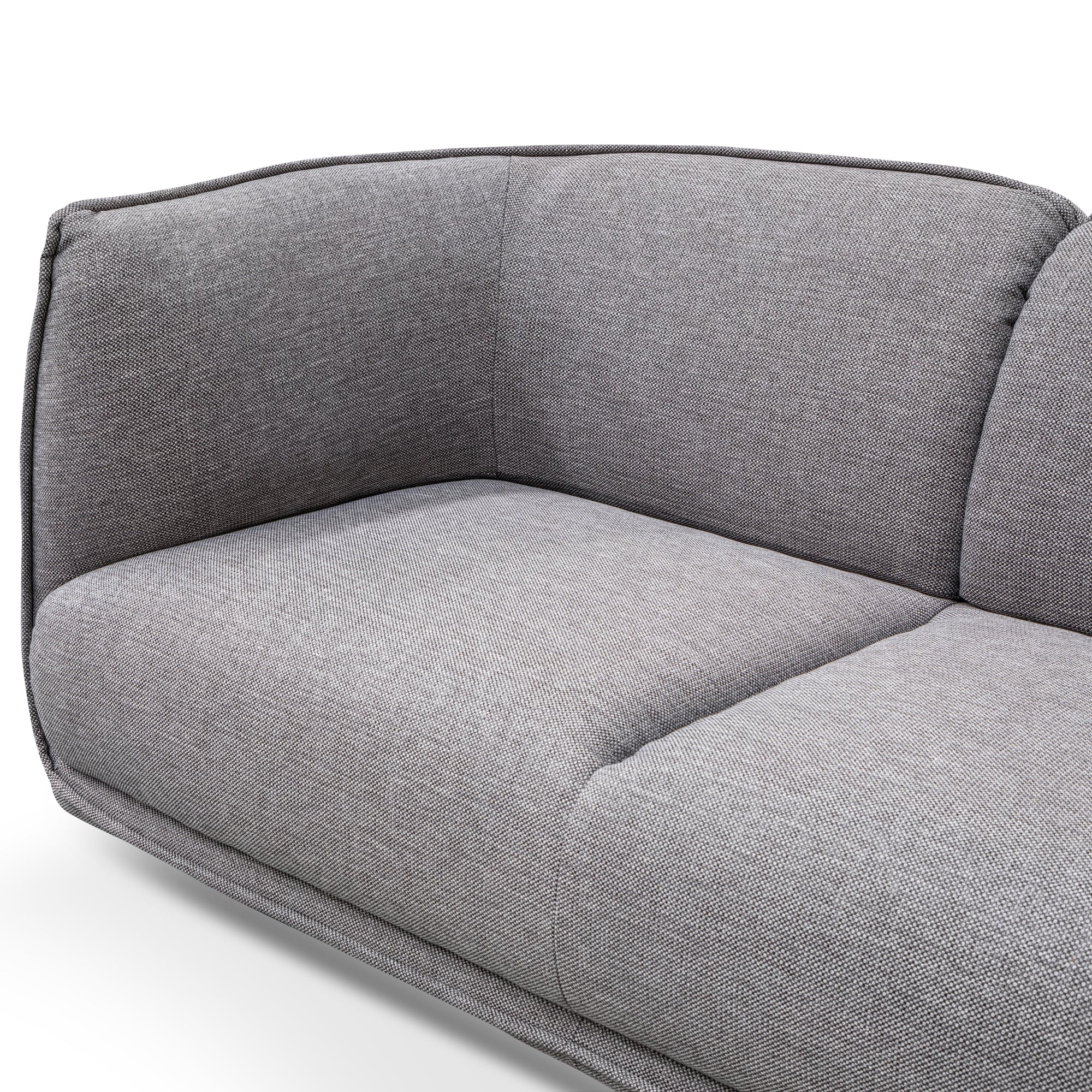 Chapman 2 Seater Fabric Sofa- Graphite Grey