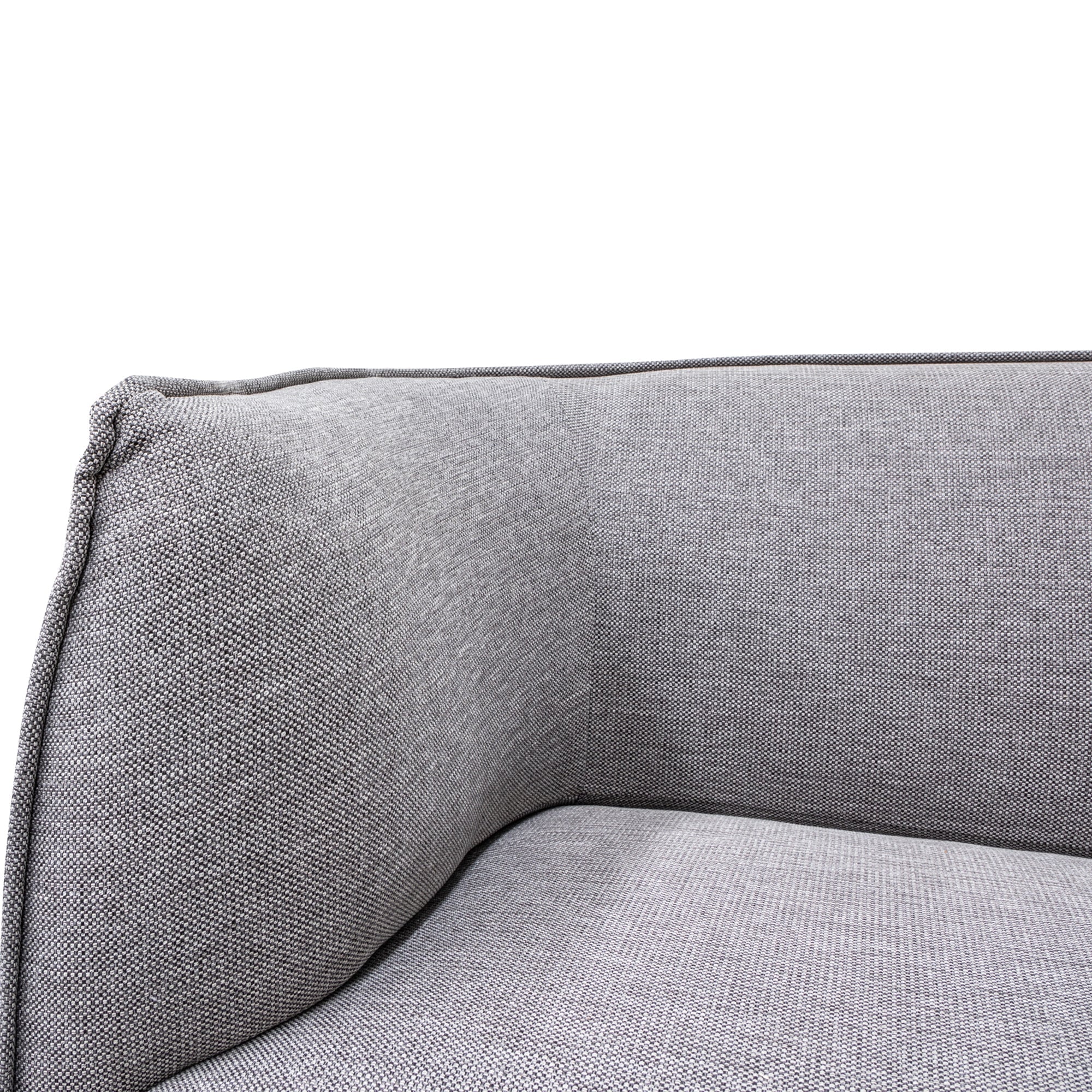 Chapman 2 Seater Fabric Sofa- Graphite Grey