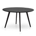  1.2m Veneer Wooden Dining Table - Full Black