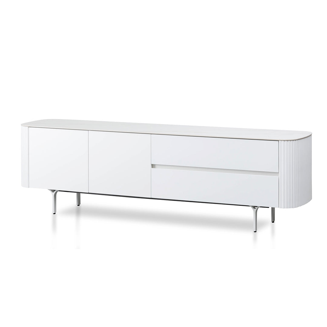  1.8m Entertainment TV Unit - White
