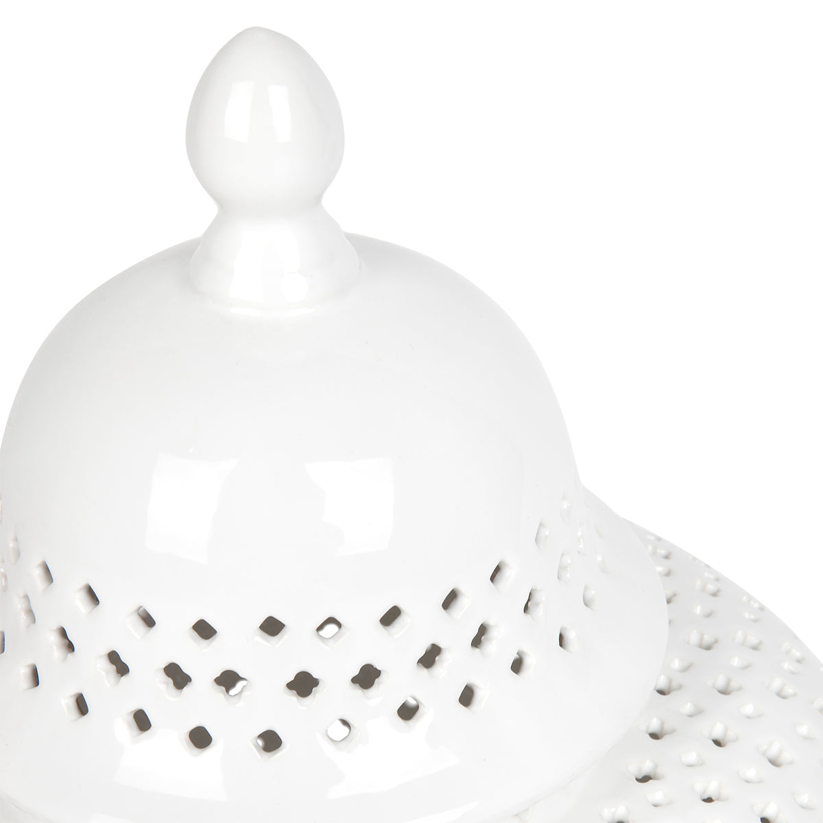 Minx Temple Jar - Medium White