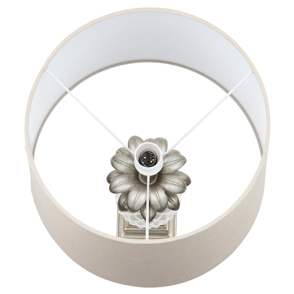Langley Table Lamp - Antique Silver