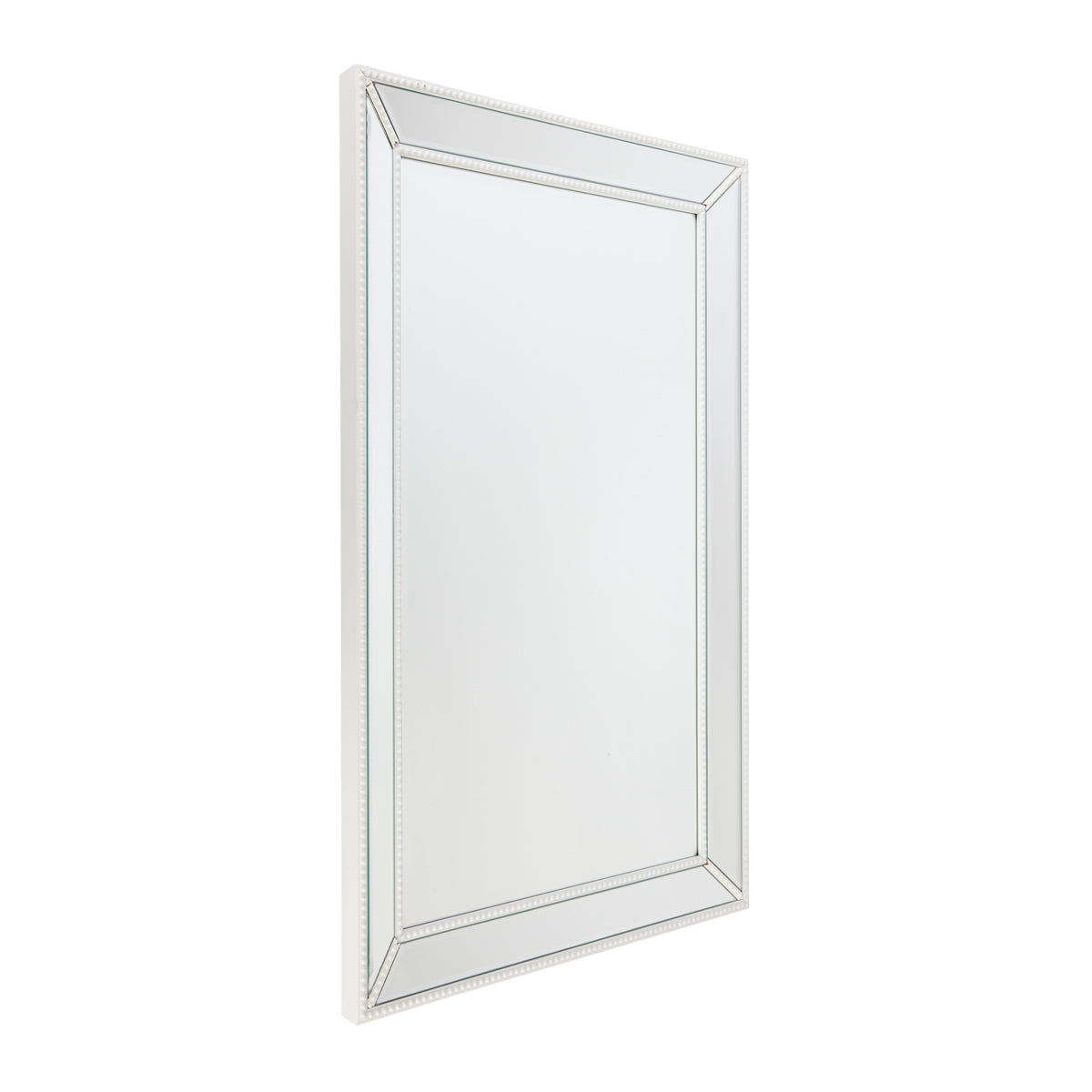 Zeta Wall Mirror - Medium White