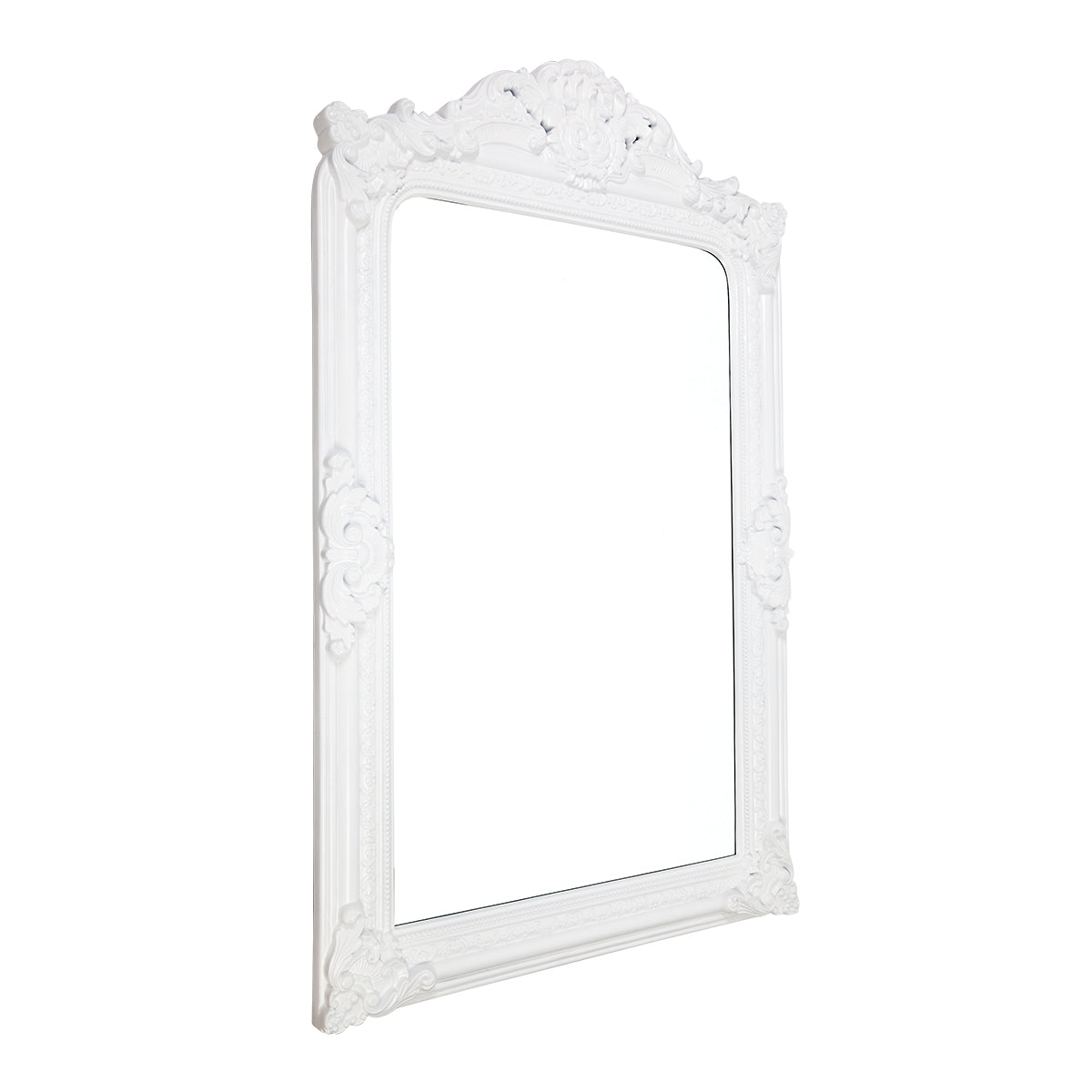 Elizabeth Floor Mirror - White