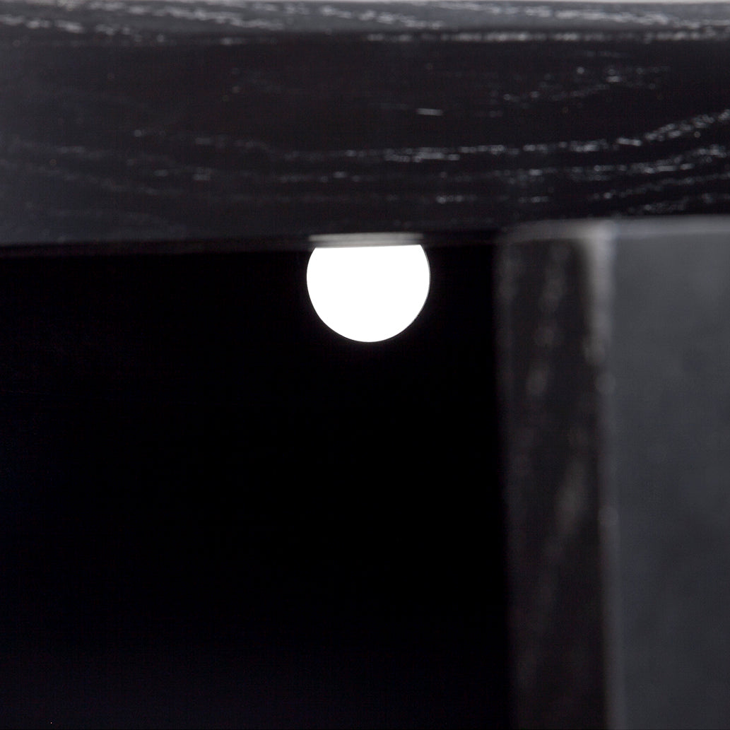 Balmain Oak Buffet - Large Black