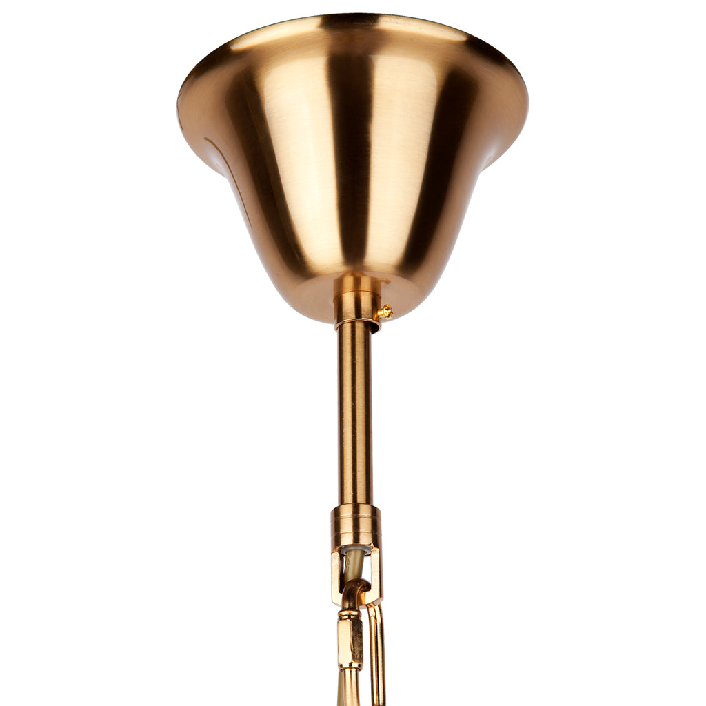 Zara Pendant - 3 Tier Brass