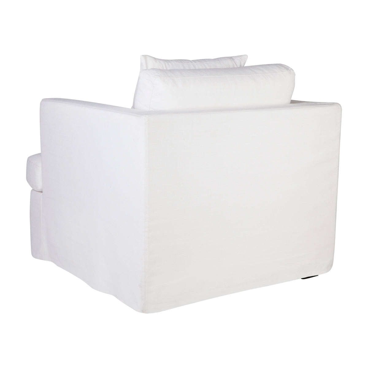 Birkshire Slip Cover Arm Chair - White Linen