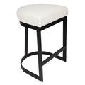 Brooke Black Kitchen Stool - Natural