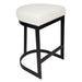 Brooke Black Kitchen Stool - Natural