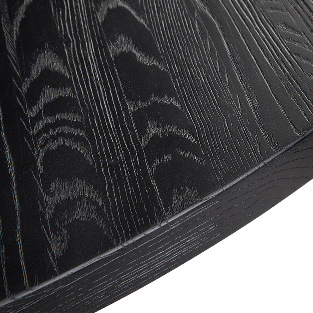 Leeton Round Dining Table - 1.5m Black