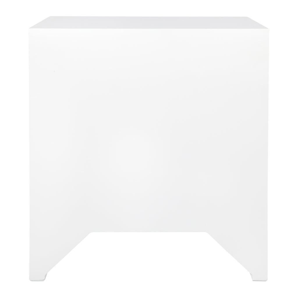 Ariana Bedside Table - Large White