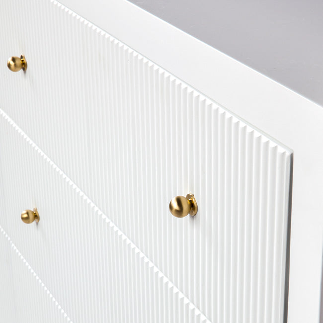 Ariana 6 Drawer Chest - White