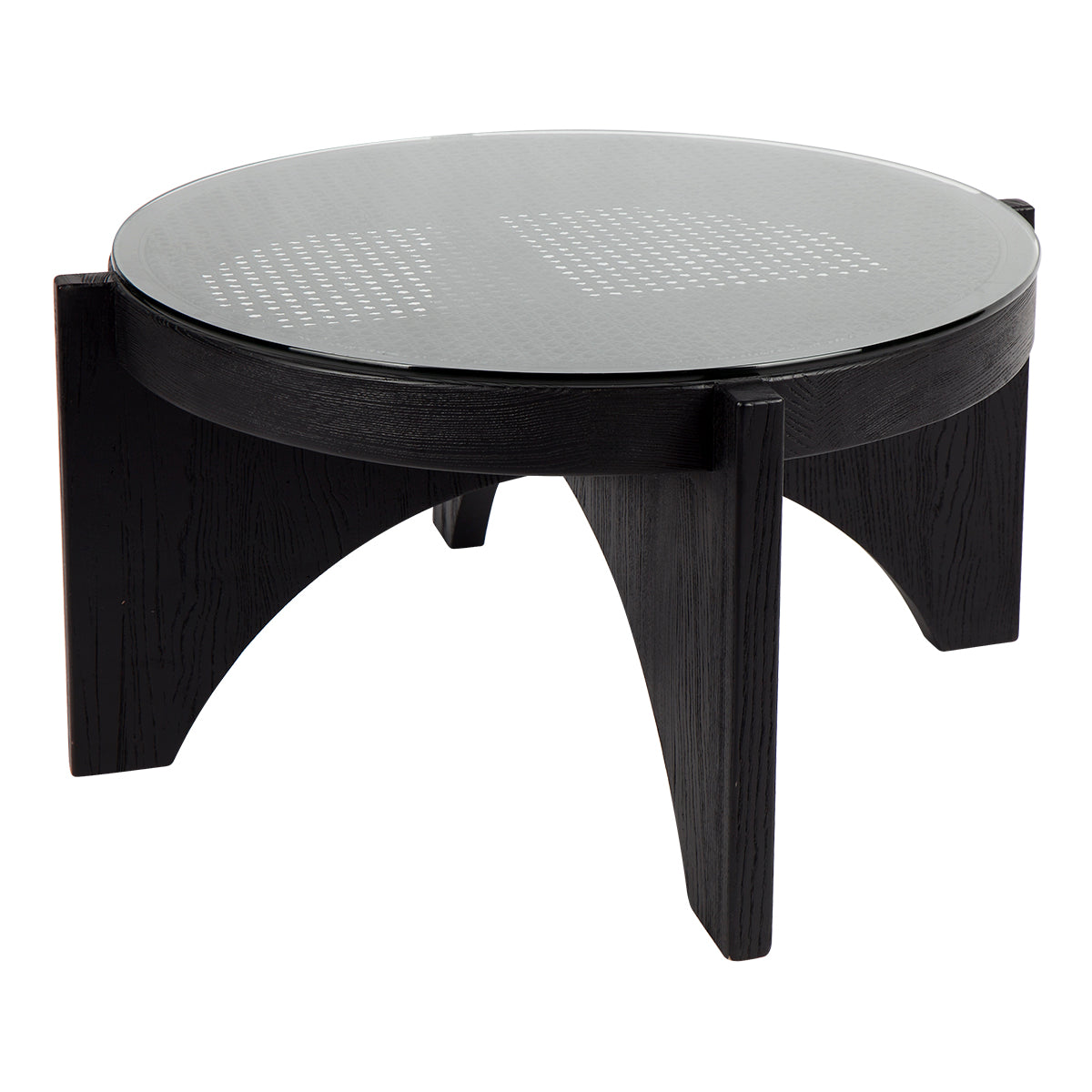 Oasis Rattan Coffee Table - Medium Black
