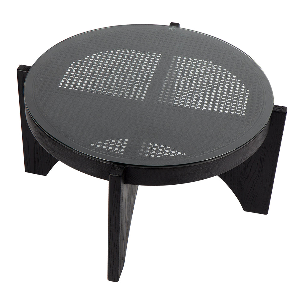 Oasis Rattan Coffee Table - Medium Black