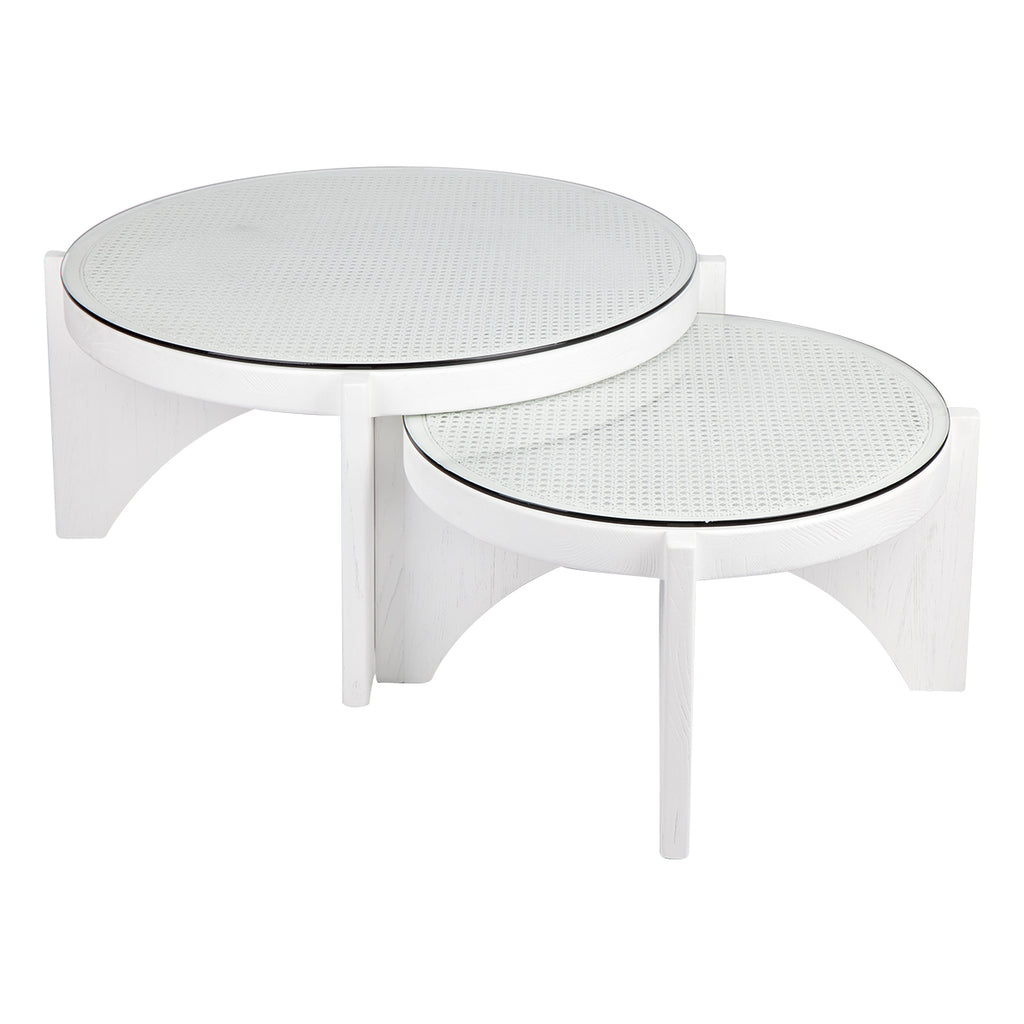 Oasis Rattan Coffee Table - Large White