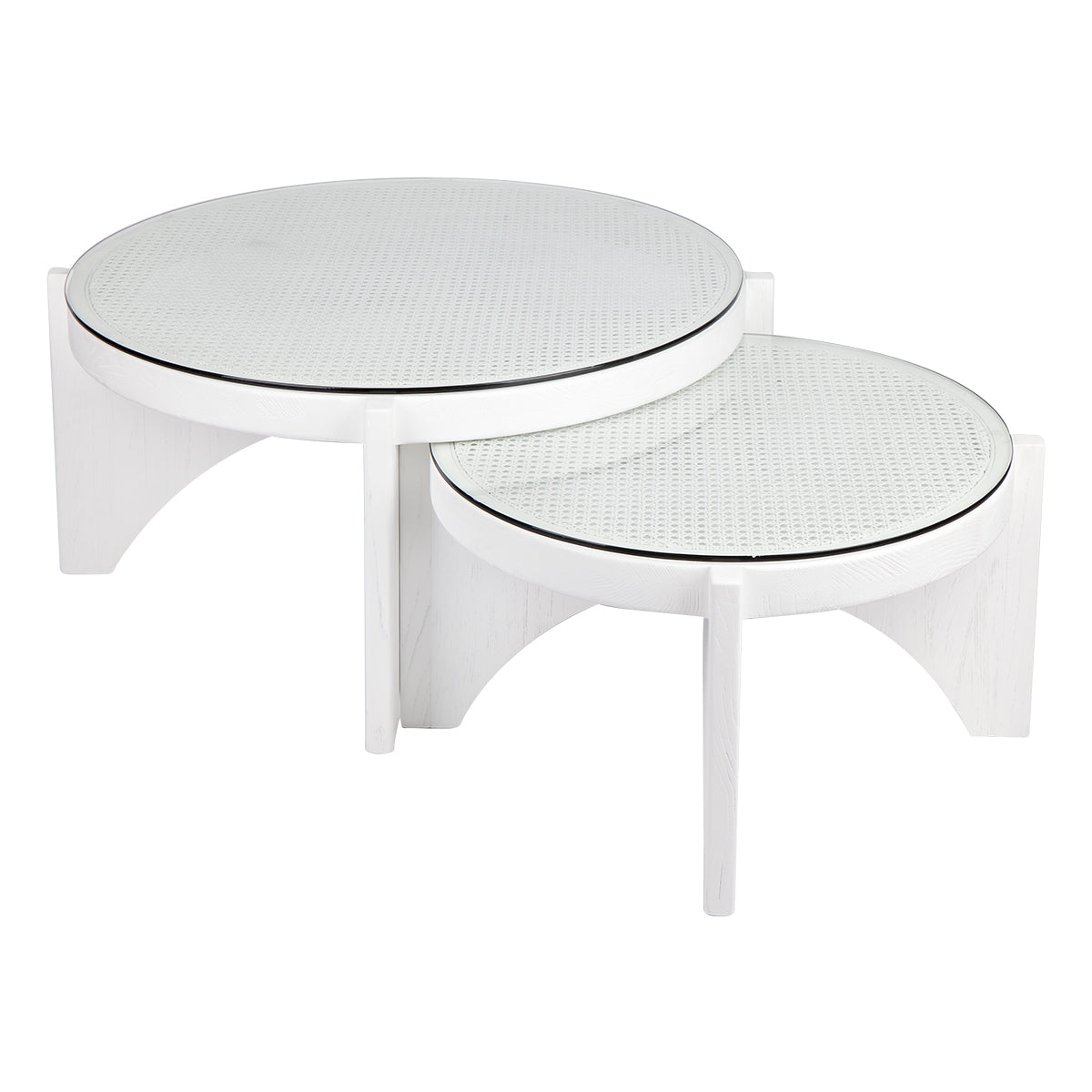 Oasis Rattan Coffee Table - Large White