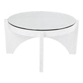 Oasis Rattan Coffee Table - Medium White