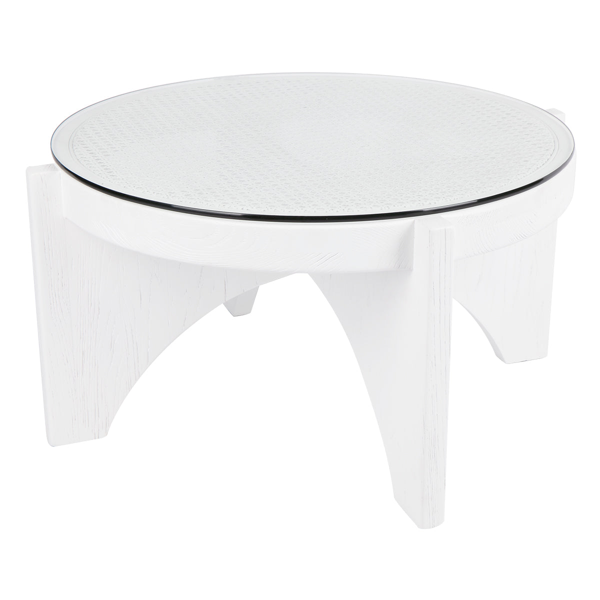 Oasis Rattan Coffee Table - Medium White